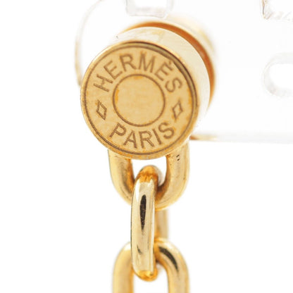 Hermes Charnier Nata Earrings Gold — view 3