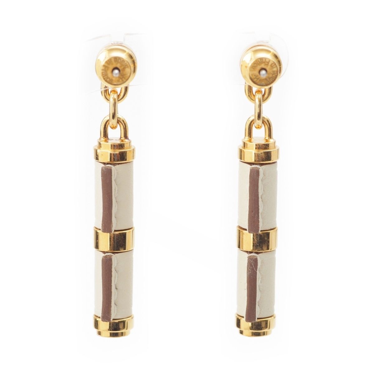 Hermes Charnier Nata Earrings Gold — view 2