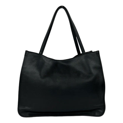 Gucci Box Horsebit 1955 Leather Tote Bag Business Black — view 3
