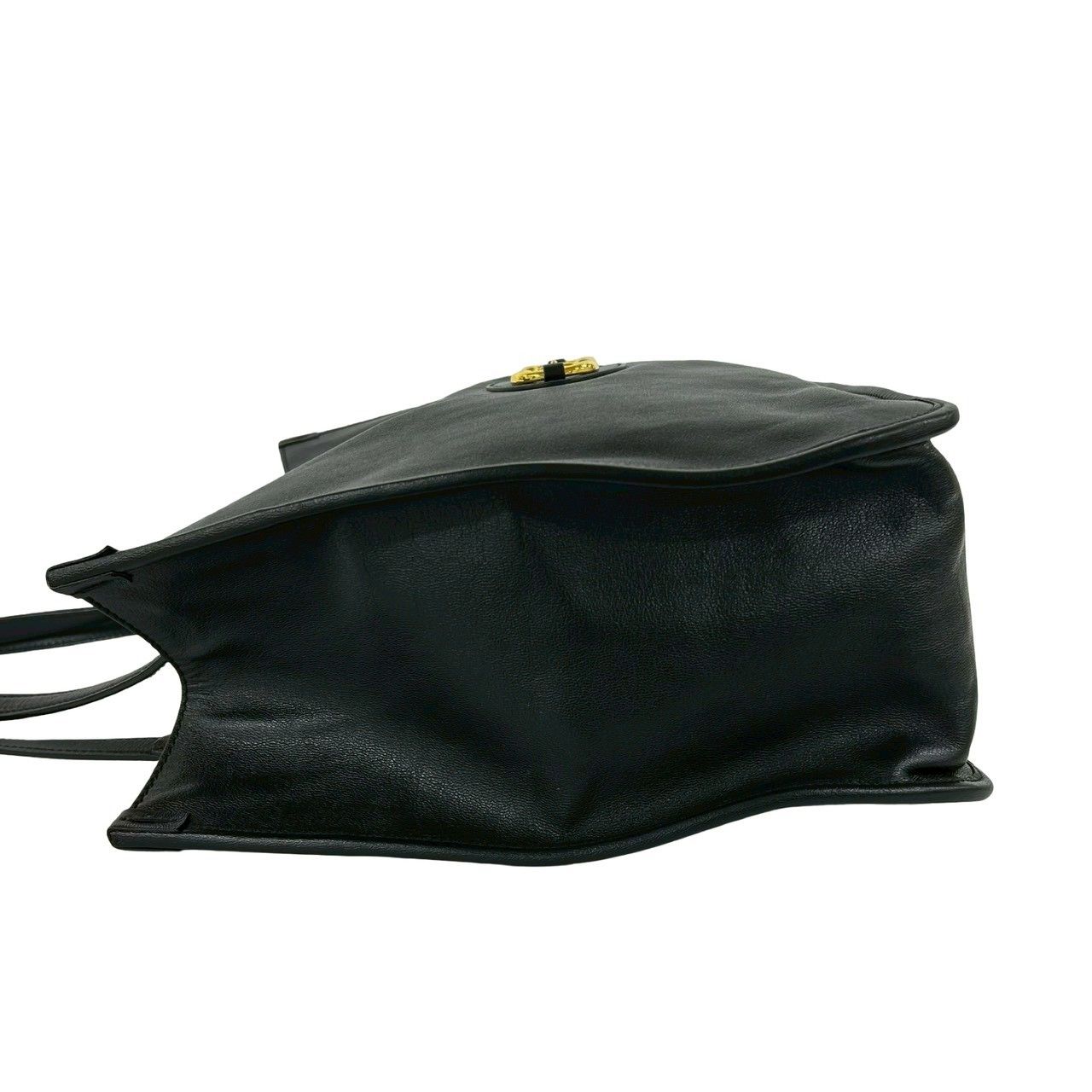 Gucci Box Horsebit 1955 Leather Tote Bag Business Black — view 5