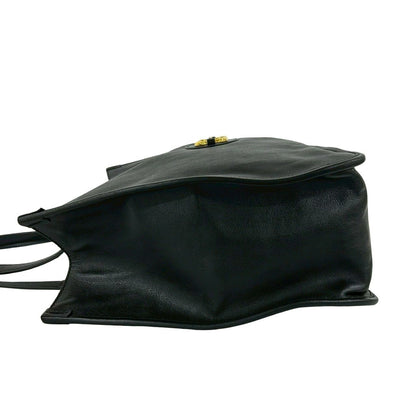 Gucci Box Horsebit 1955 Leather Tote Bag Business Black — view 5