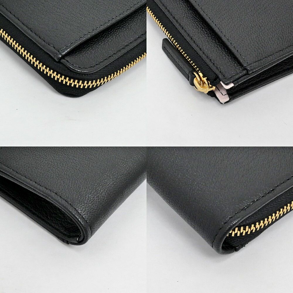 Chanel Fragment Zip Card Case CC Logo Apple Black Pink Gold — view 8