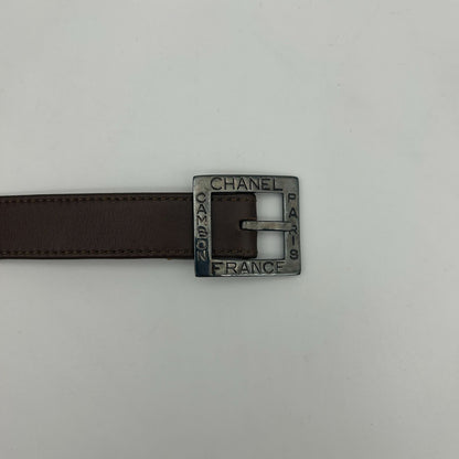 Chanel Belt Leather Black — view 3