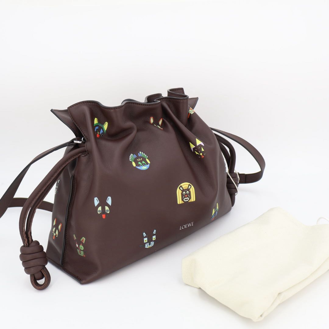 Loewe Futurist Cat Flamenco Clutch Bag