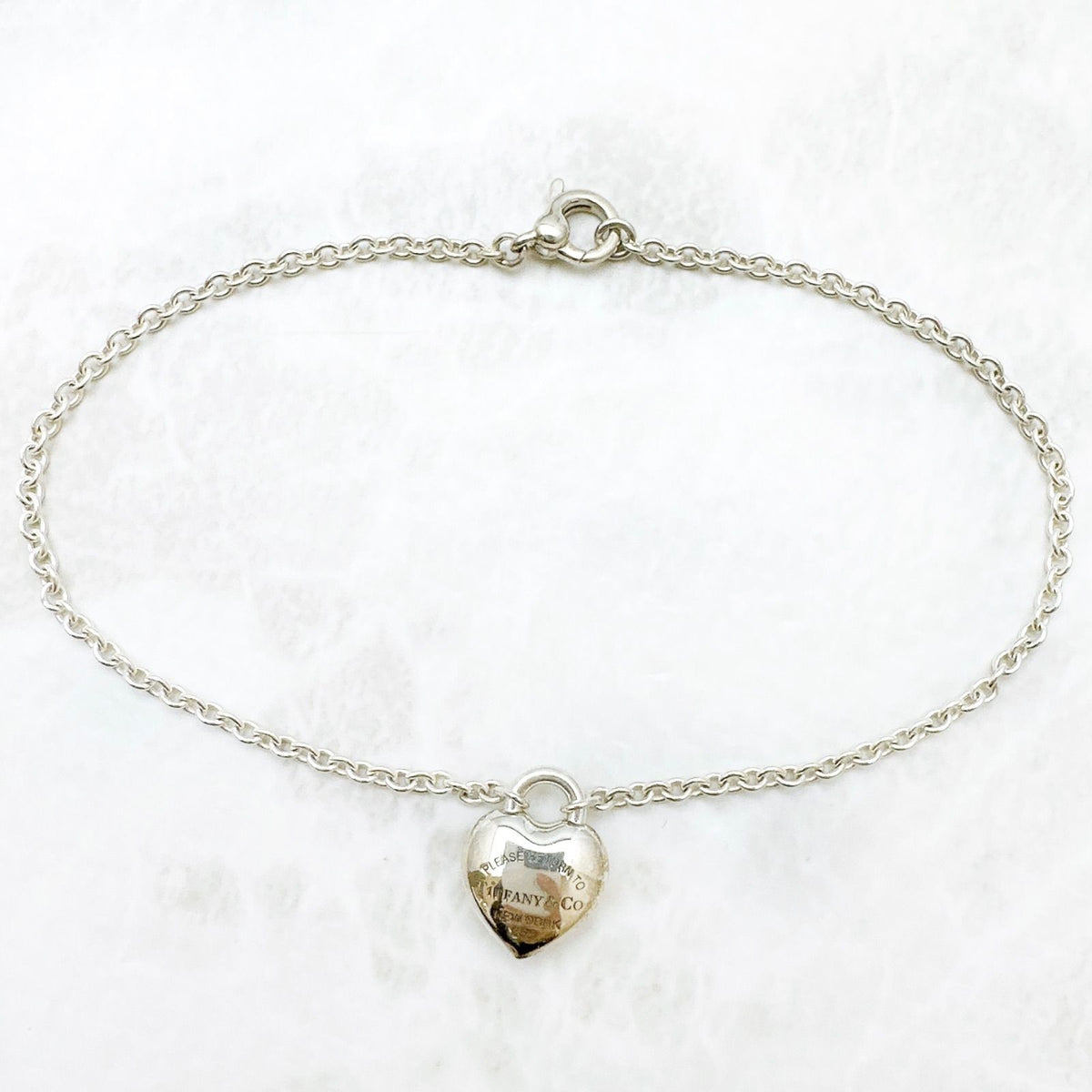 Tiffany & Co Return to Tiffany Heart Silver Bracelet 20.5 — view 4