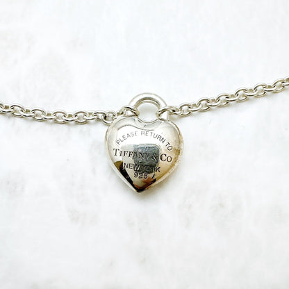 Tiffany & Co Return to Tiffany Heart Silver Bracelet 20.5 — view 7