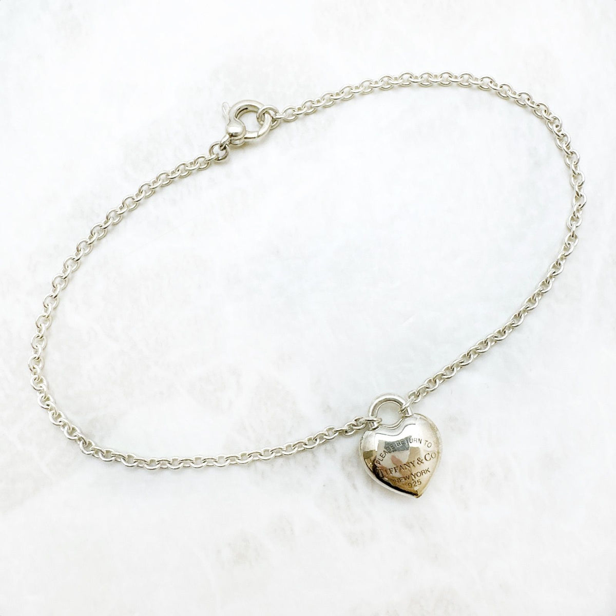 Tiffany & Co Return to Tiffany Heart Silver Bracelet 20.5 — view 3