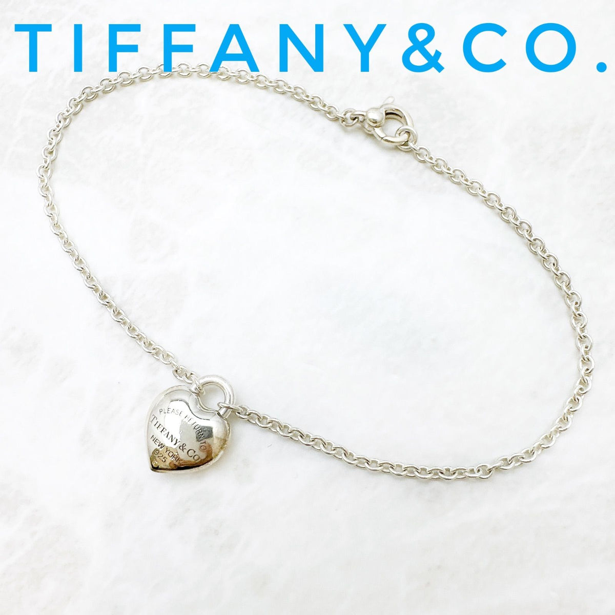 Tiffany & Co Return to Tiffany Heart Silver Bracelet 20.5