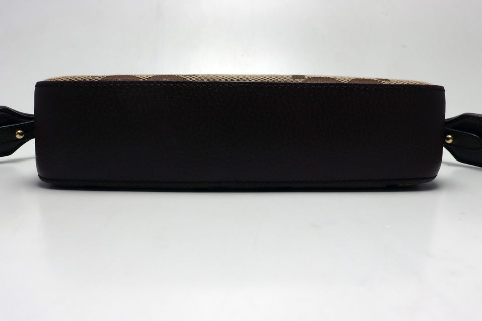 Gucci Jumbo GG Canvas Leather Shoulder Bag — view 3