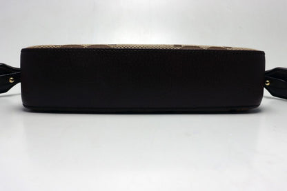 Gucci Jumbo GG Canvas Leather Shoulder Bag — view 3