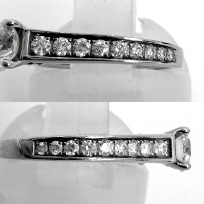 Cartier 1895 Ring Solitaire Half Eternity Platinum Diamond — view 3