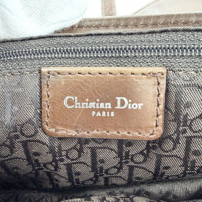 Dior Saddle Bag Galliano Era Shoulder Shearling Leather Brown Beige Silver — view 4