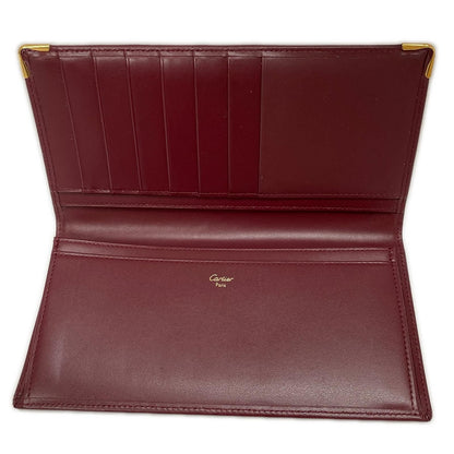 Cartier Wallet Billfold Must Bordeaux — view 4