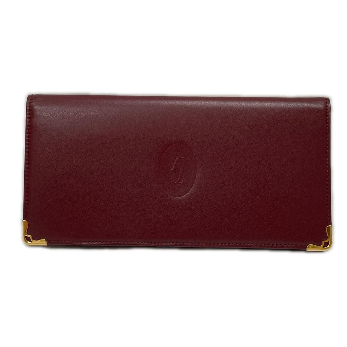 Cartier Wallet Billfold Must Bordeaux