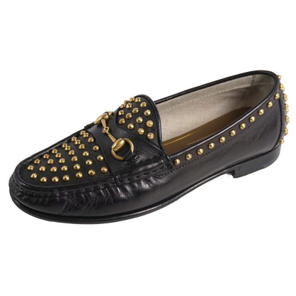 Gucci Loafers Moccasins Horsebit Studs Leather