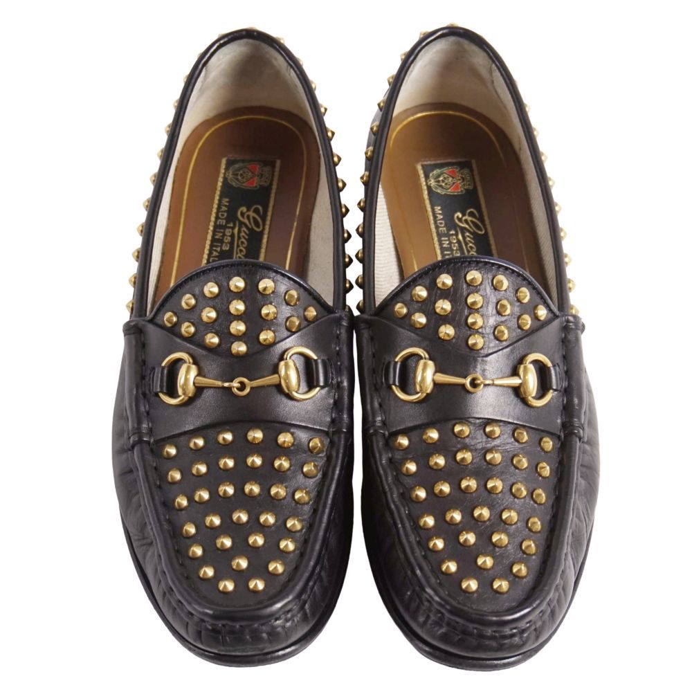Gucci Loafers Moccasins Horsebit Studs Leather — view 4