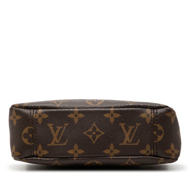 Louis Vuitton Monogram Nano Pallas Mini 2-Way Shoulder Bag Brown Cerise — view 3