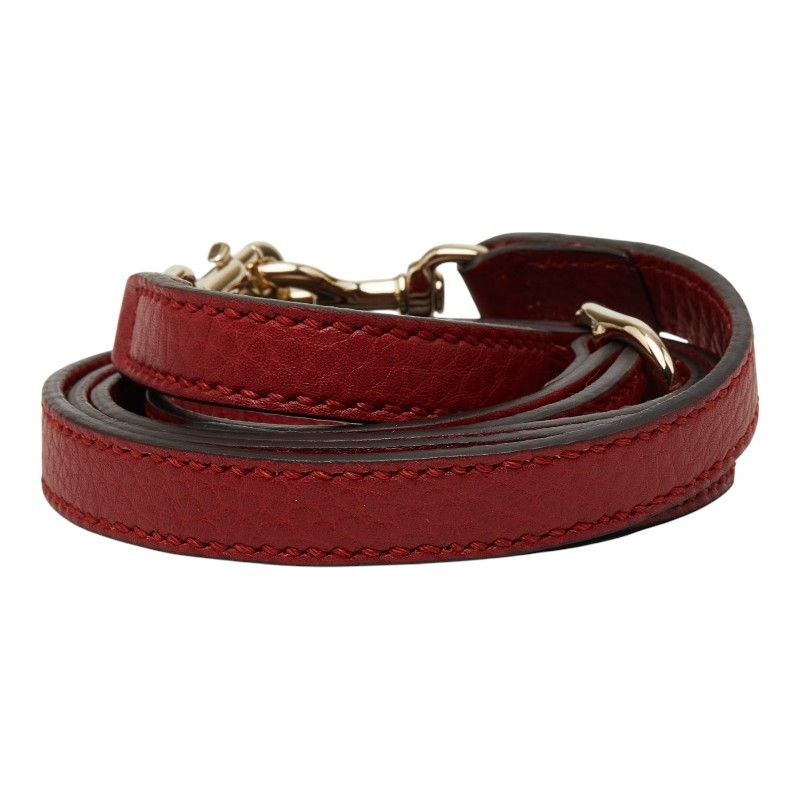 Gucci Shoulder Strap Red Leather — view 3