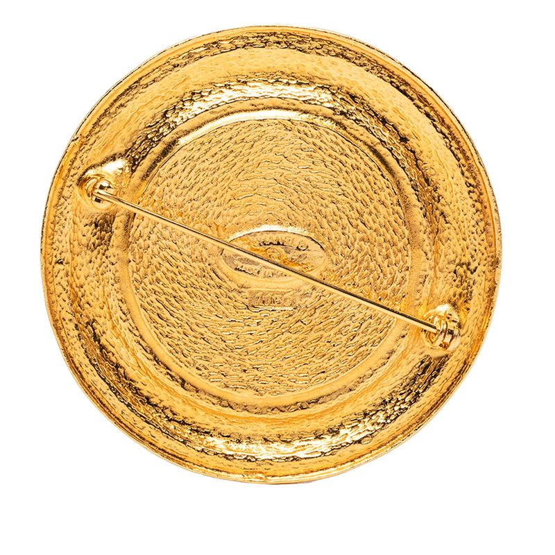 Chanel 31 Rue Cambon Vintage Brooch Gold Plated — view 2