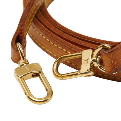 Louis Vuitton Shoulder Strap Brown Leather — view 4