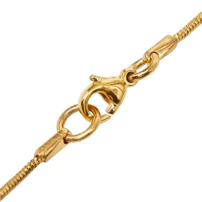Celine Logo Plate Chain Pendant Gold Plated — view 5