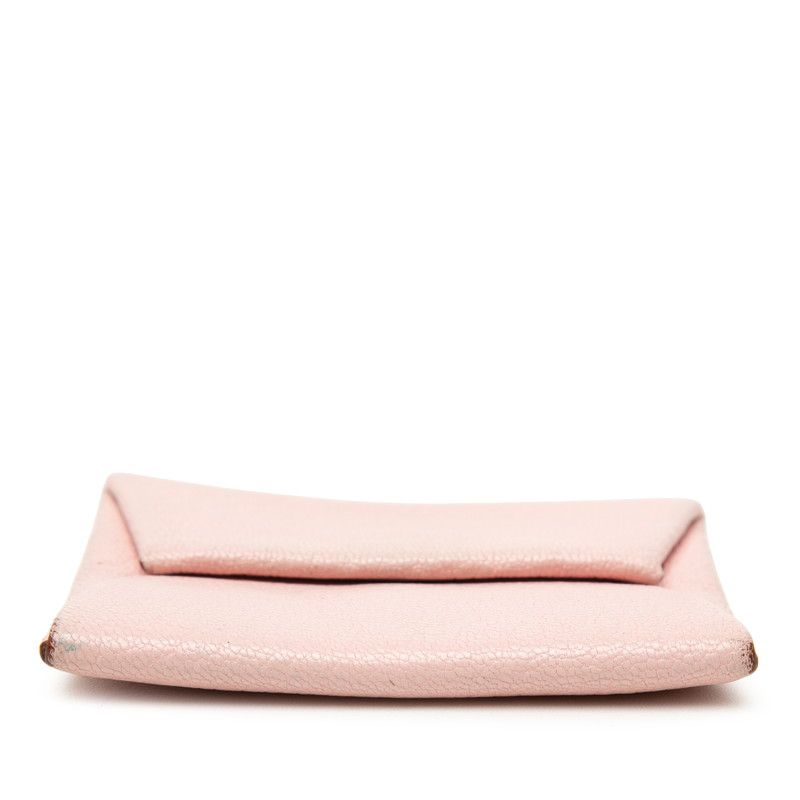 Hermes Bastia Coin Purse Rose Sakura Chevre Mysore — view 3