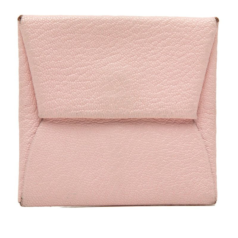 Hermes Bastia Coin Purse Rose Sakura Chevre Mysore