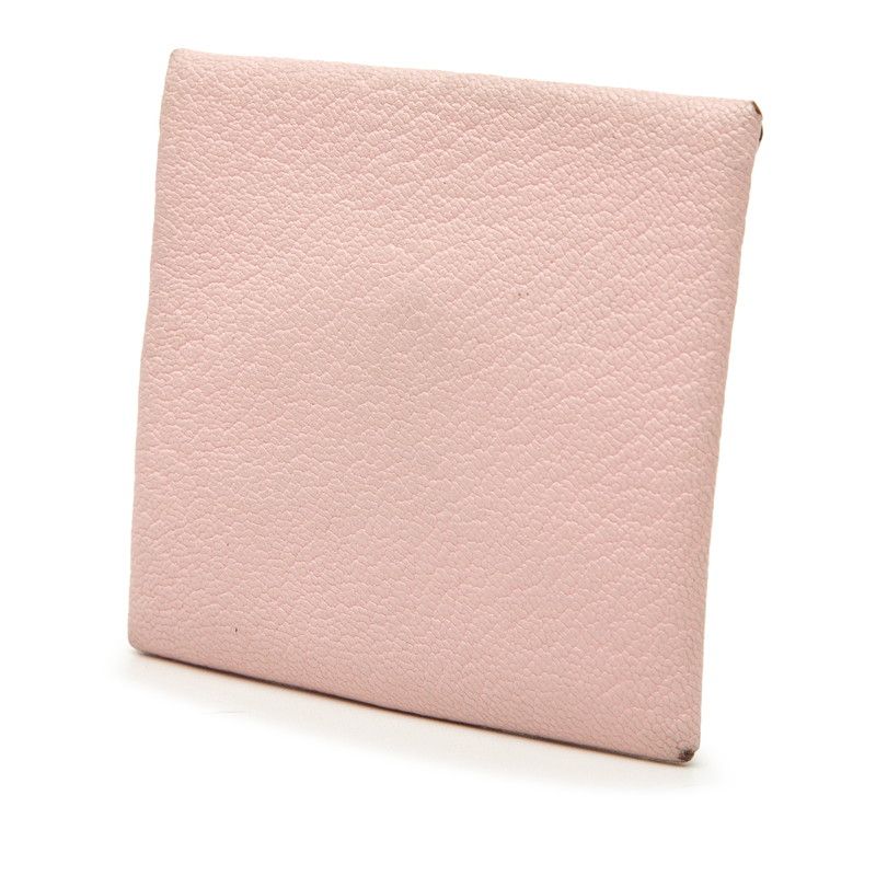 Hermes Bastia Coin Purse Rose Sakura Chevre Mysore — view 2