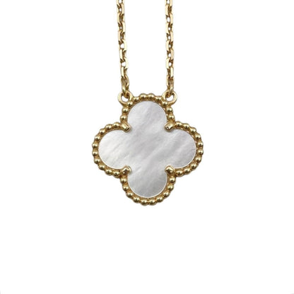 Van Cleef & Arpels Necklace Vintage Alhambra Pendant Yellow Gold — view 3