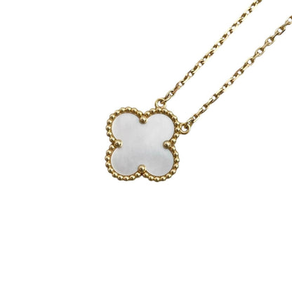 Van Cleef & Arpels Necklace Vintage Alhambra Pendant Yellow Gold — view 2