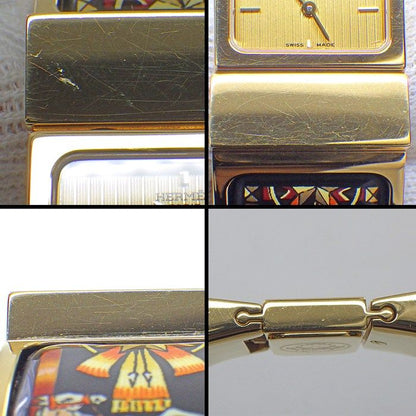 Hermes Watch Bangle Location 01.201.470 Gold Dial Quartz Analog — view 6