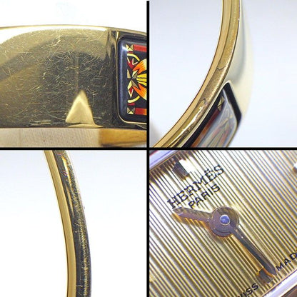 Hermes Watch Bangle Location 01.201.470 Gold Dial Quartz Analog — view 7