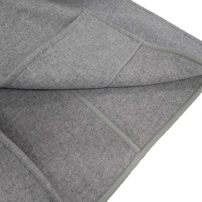 Celine by Phoebe Philo No Sleeve Side Open Wool Coat Gray 36 — view 5