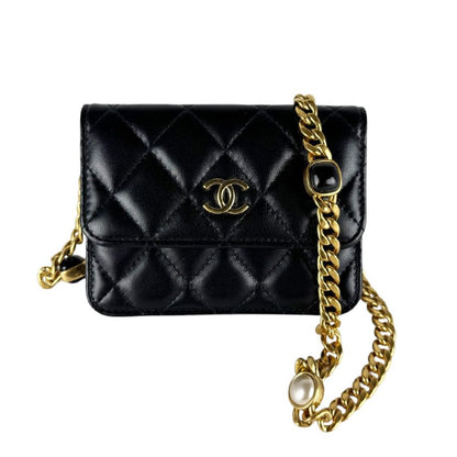 Chanel Shoulder Bag Wallet Pochette Cross