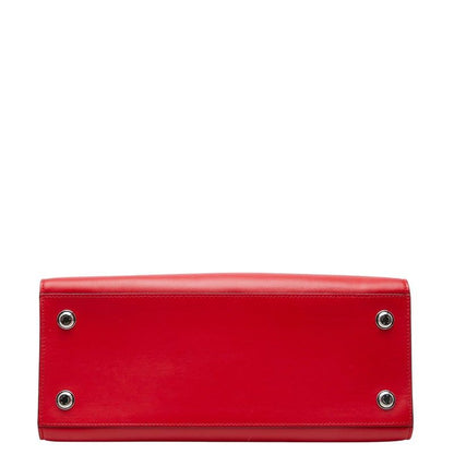 Louis Vuitton City Steamer MM Handbag Red Leather — view 3
