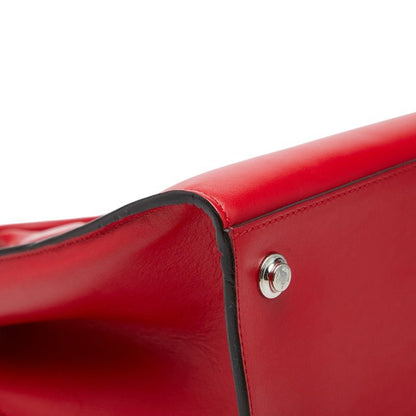 Louis Vuitton City Steamer MM Handbag Red Leather — view 7