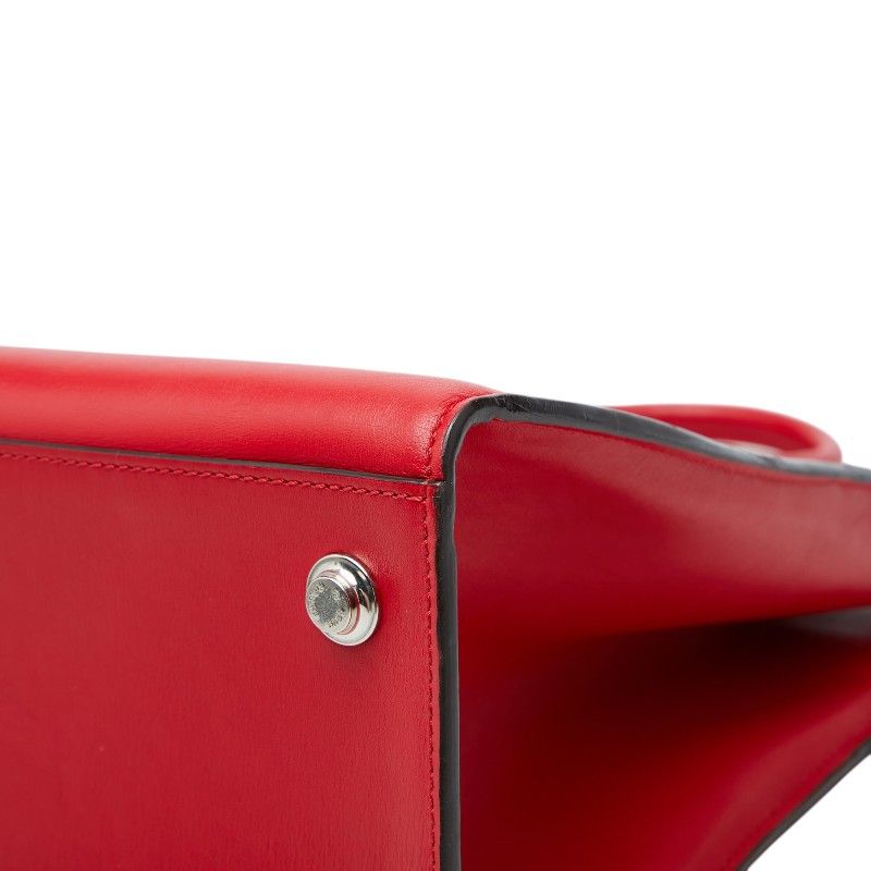 Louis Vuitton City Steamer MM Handbag Red Leather — view 6