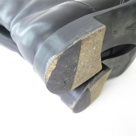 Louis Vuitton Long Boots Jockey Leather Black — view 4