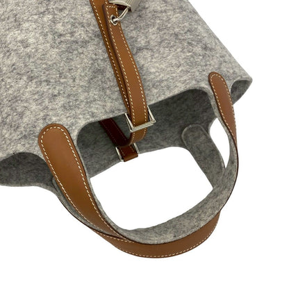 Hermes With Key Picotin Lock PM Felt Swift Leather Handbag Gripaire Gold — view 4