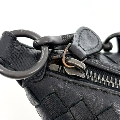 Bottega Veneta Intrecciato Handbag Leather Black — view 5