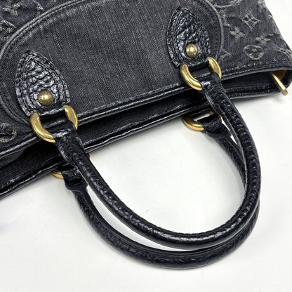 Louis Vuitton Neocavi GM 2-Way Handbag Monogram Denim Noir — view 8