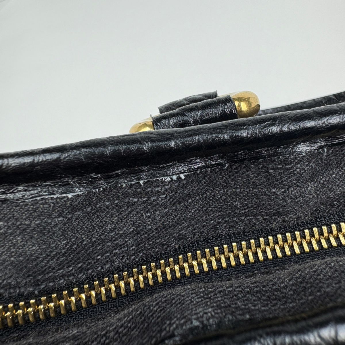 Louis Vuitton Neocavi GM 2-Way Handbag Monogram Denim Noir — view 7
