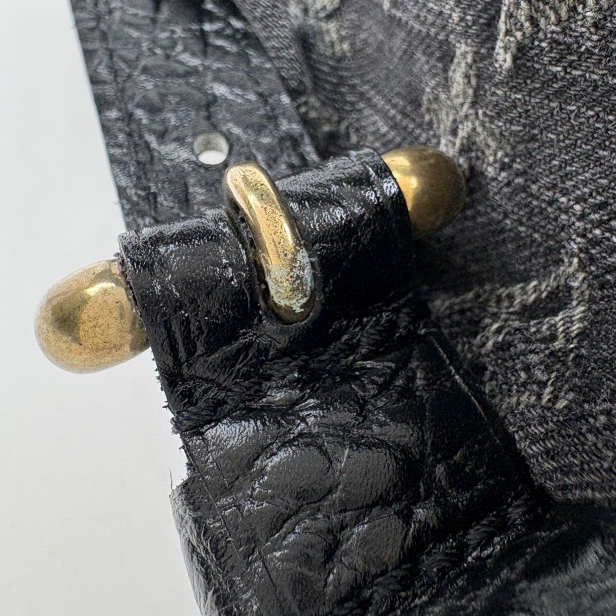 Louis Vuitton Neocavi GM 2-Way Handbag Monogram Denim Noir — view 5