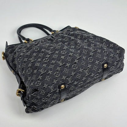 Louis Vuitton Neocavi GM 2-Way Handbag Monogram Denim Noir — view 2