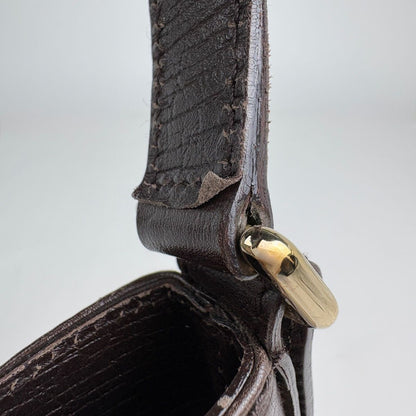 Gucci Horsebit Shoulder Bag GG Pattern Canvas Brown — view 6