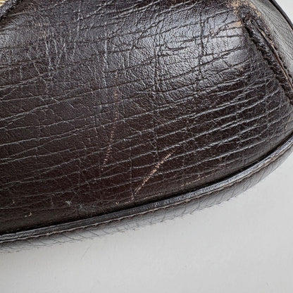 Gucci Horsebit Shoulder Bag GG Pattern Canvas Brown — view 3