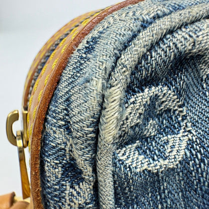Louis Vuitton Camera Bag Pochette Monogram Denim Blue — view 8
