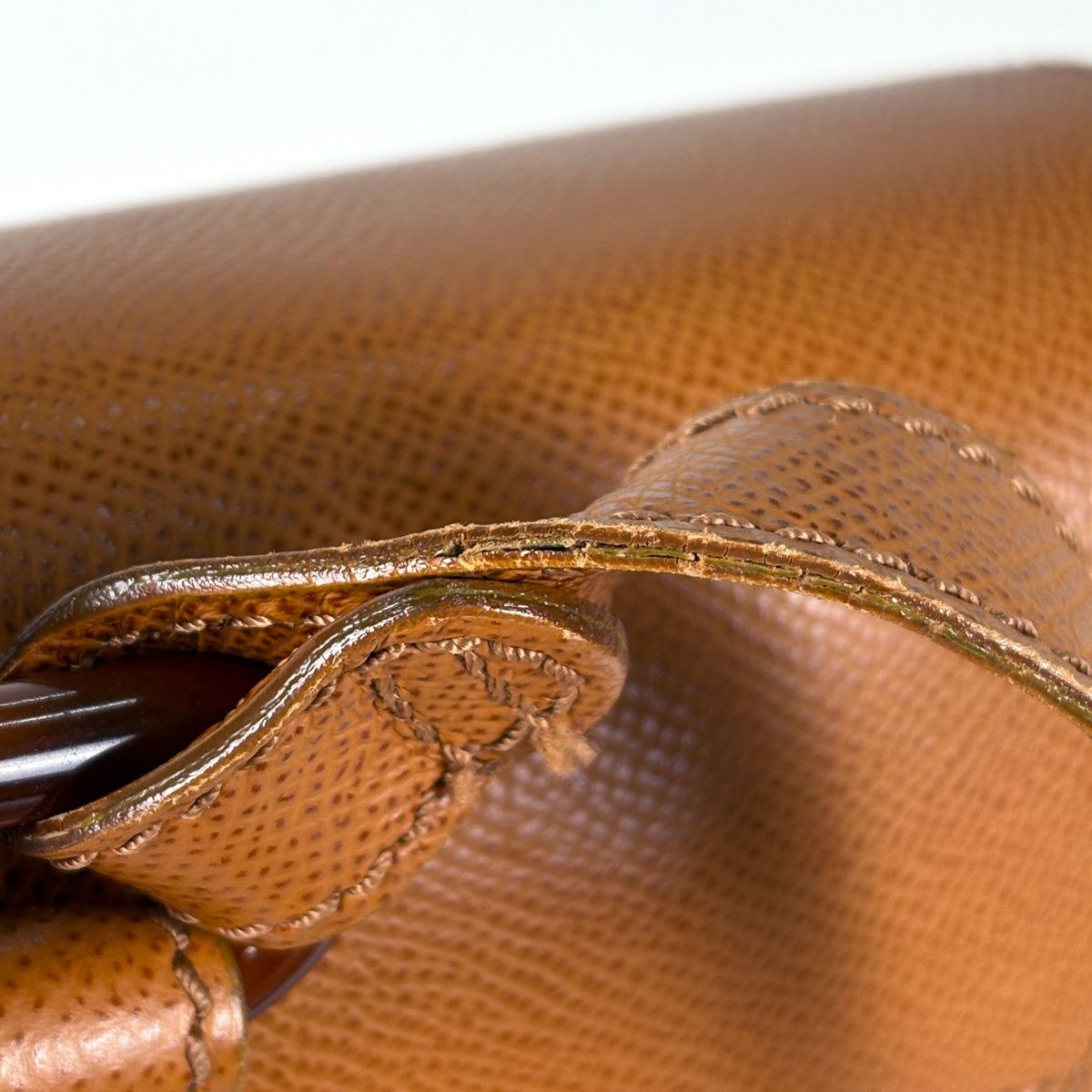 Chanel CC Logo Backpack Leather Brown — view 7