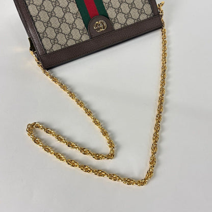 Gucci Ophidia Shoulder Bag GG Supreme Beige Brown — view 6