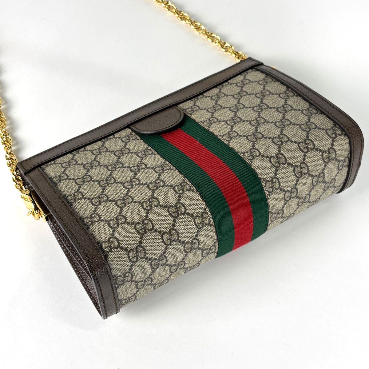 Gucci Ophidia Shoulder Bag GG Supreme Beige Brown — view 2